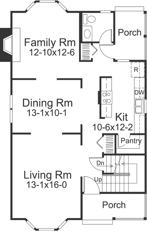 Main Floor Plan: 77-605