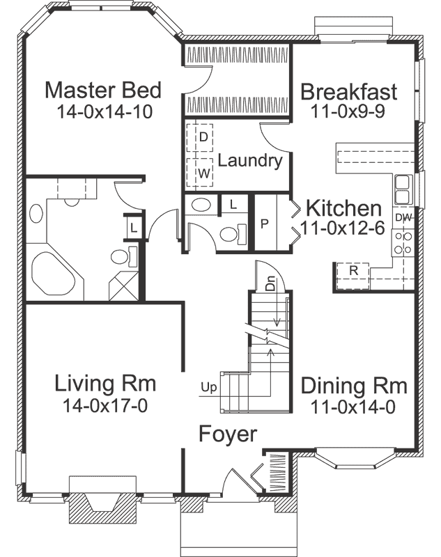 Main Floor Plan: 77-607