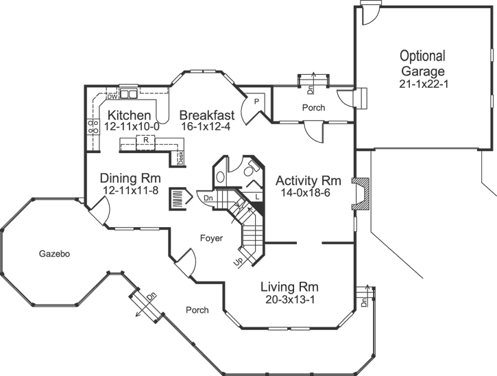 Main Floor Plan: 77-608