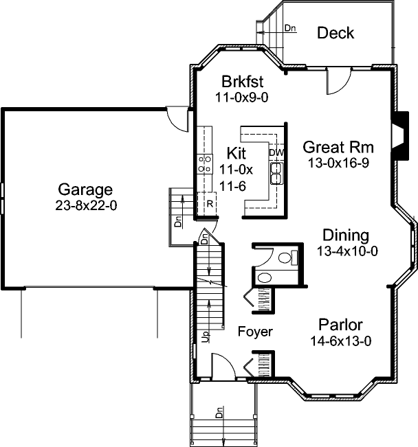Main Floor Plan: 77-609