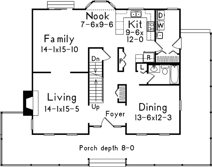 Main Floor Plan: 77-615