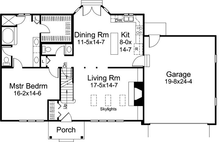 Main Floor Plan: 77-616