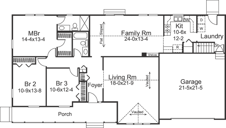 Main Floor Plan: 77-623
