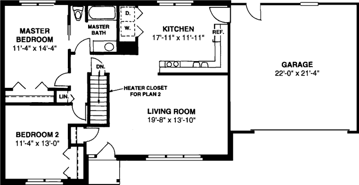Main Floor Plan: 77-624
