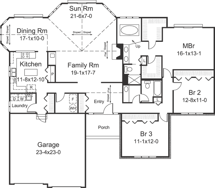 Main Floor Plan: 77-627