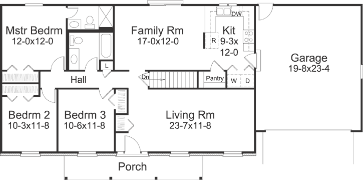 Main Floor Plan: 77-633
