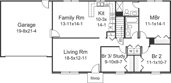 Main Floor Plan: 77-636