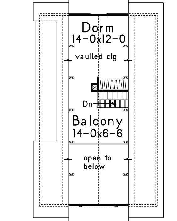 Upper/Second Floor Plan: 77-643