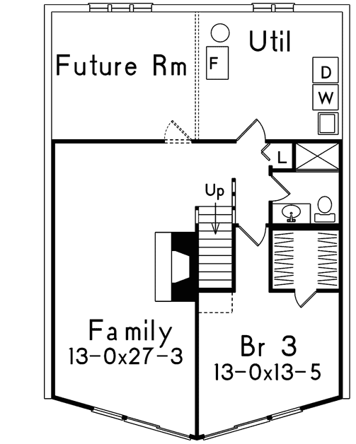 Lower Floor Plan: 77-656