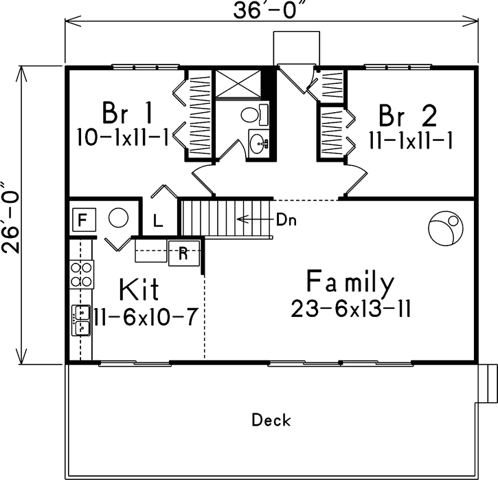 Main Floor Plan: 77-661