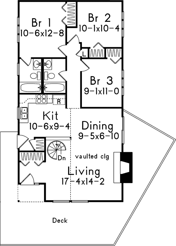 Main Floor Plan: 77-663