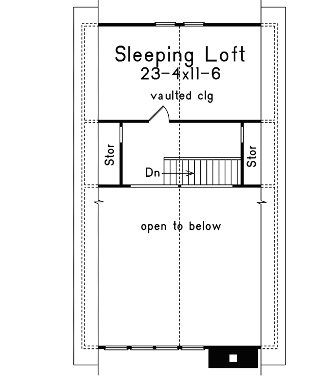 Upper/Second Floor Plan: 77-665