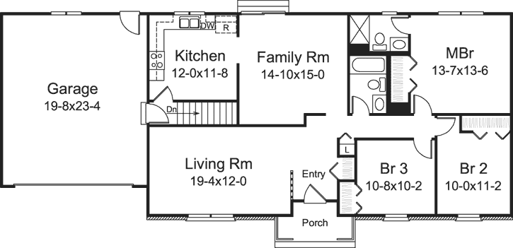 Main Floor Plan: 77-669