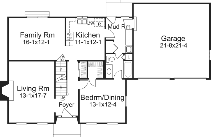 Main Floor Plan: 77-674