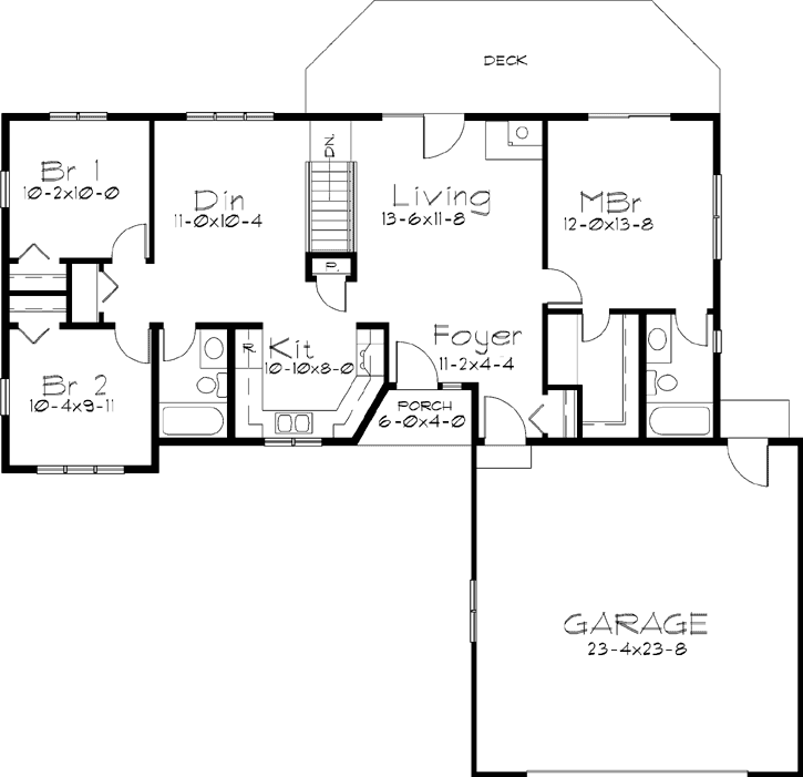 Main Floor Plan: 77-679
