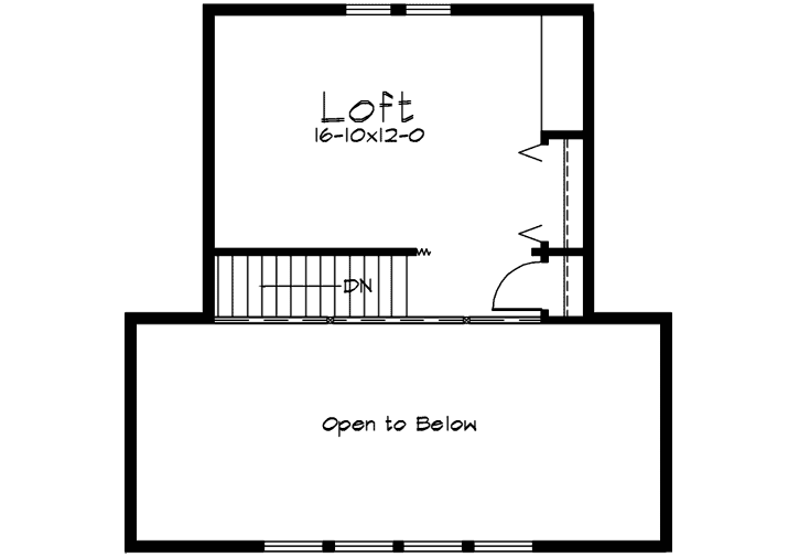Upper/Second Floor Plan: 77-681