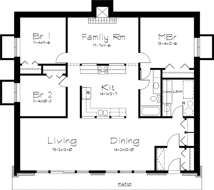 Main Floor Plan: 77-684