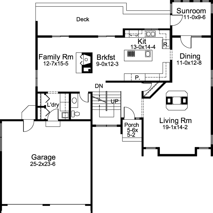 Main Floor Plan: 77-687
