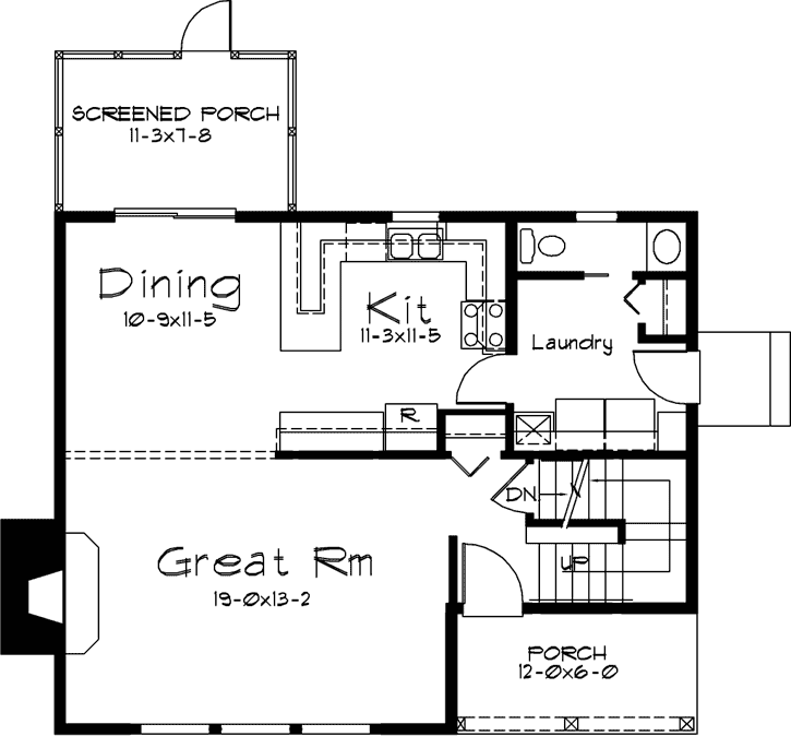 Main Floor Plan: 77-689