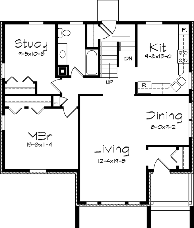 Main Floor Plan: 77-690