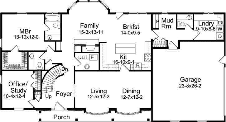 Main Floor Plan: 77-693