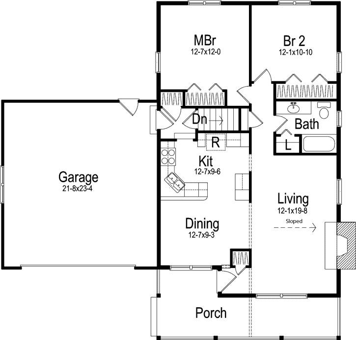 Main Floor Plan: 77-694