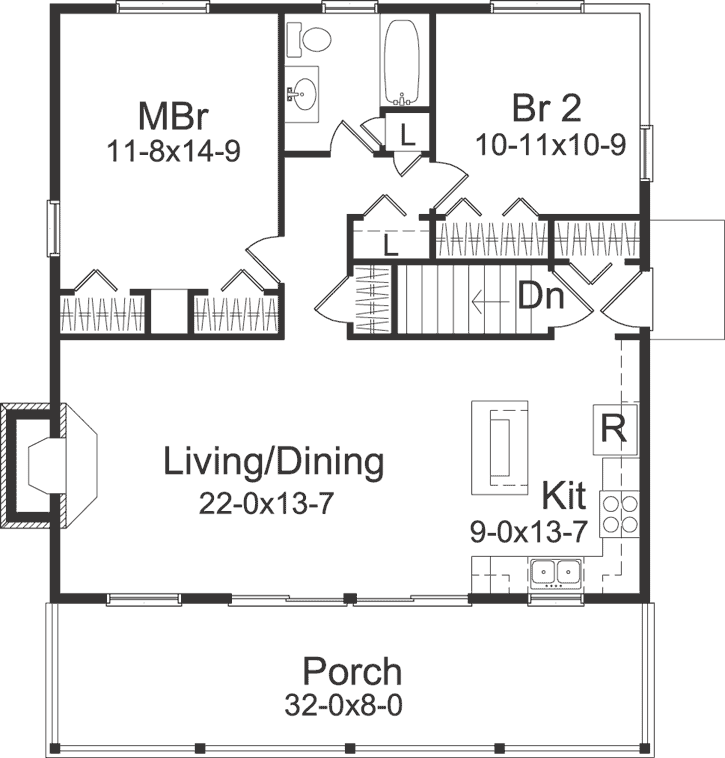 Main Floor Plan: 77-695
