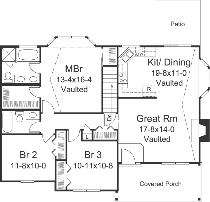 Main Floor Plan: 77-701