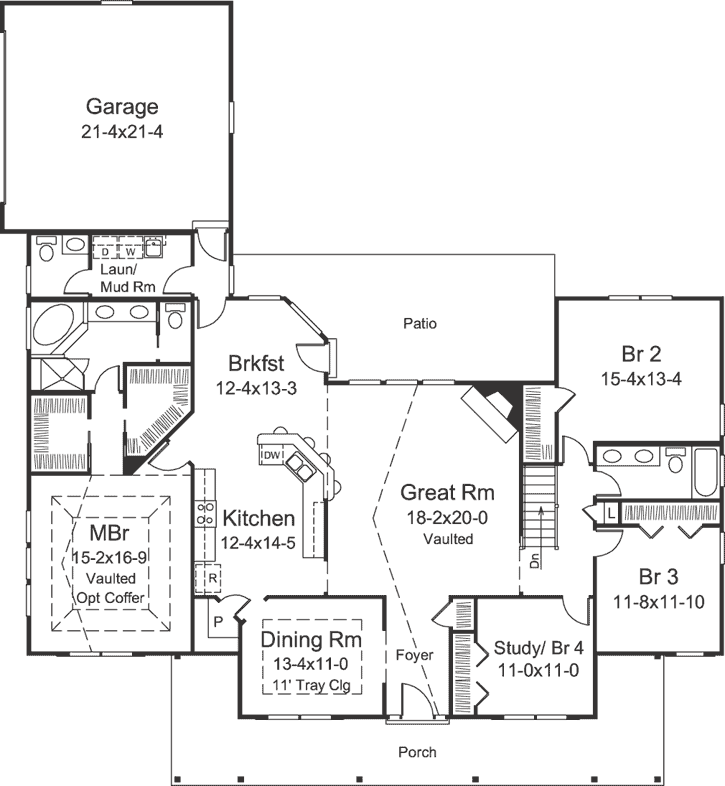 Main Floor Plan: 77-702