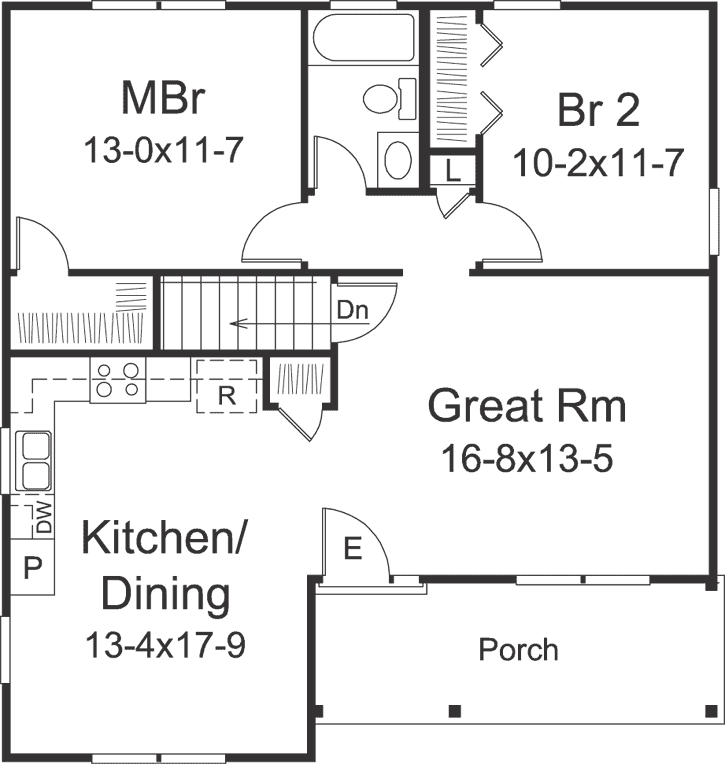Main Floor Plan: 77-703