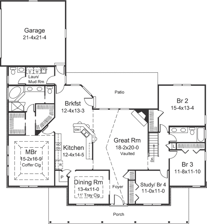 Main Floor Plan: 77-704