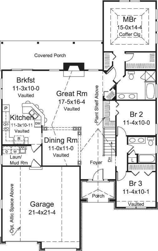 Main Floor Plan: 77-705