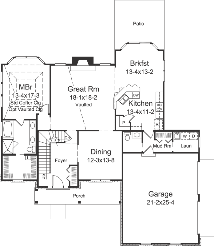 Main Floor Plan: 77-707