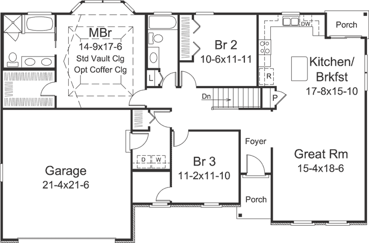 Main Floor Plan: 77-709