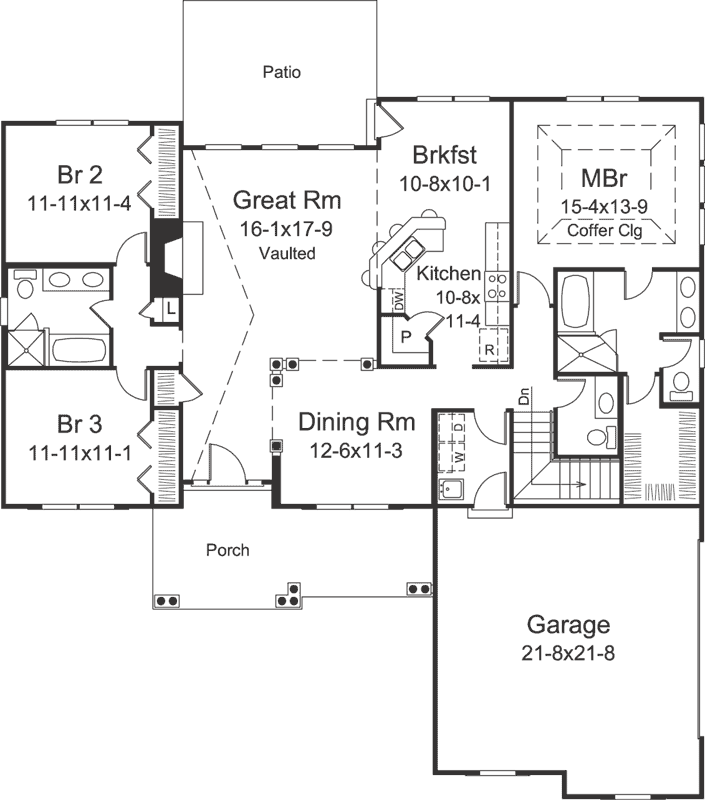 Main Floor Plan: 77-710