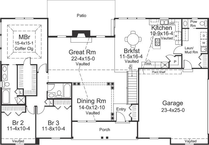Main Floor Plan: 77-713