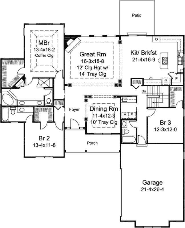 Main Floor Plan: 77-714