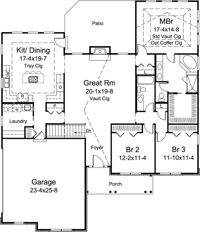 Main Floor Plan: 77-715