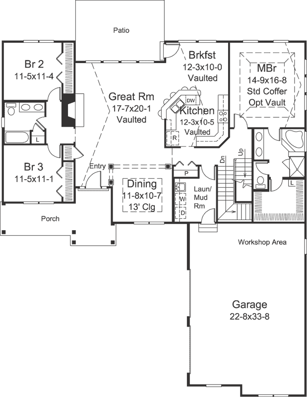 Main Floor Plan: 77-717