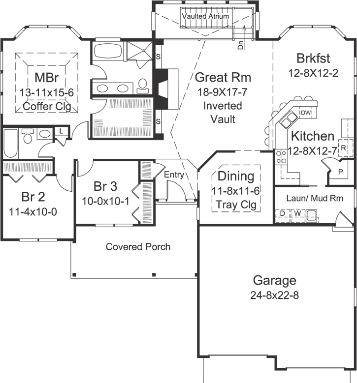 Main Floor Plan: 77-719