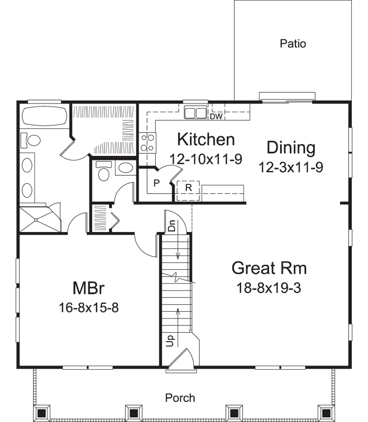 Main Floor Plan: 77-720