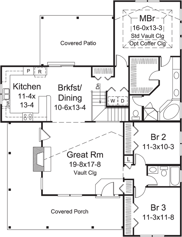 Main Floor Plan: 77-721