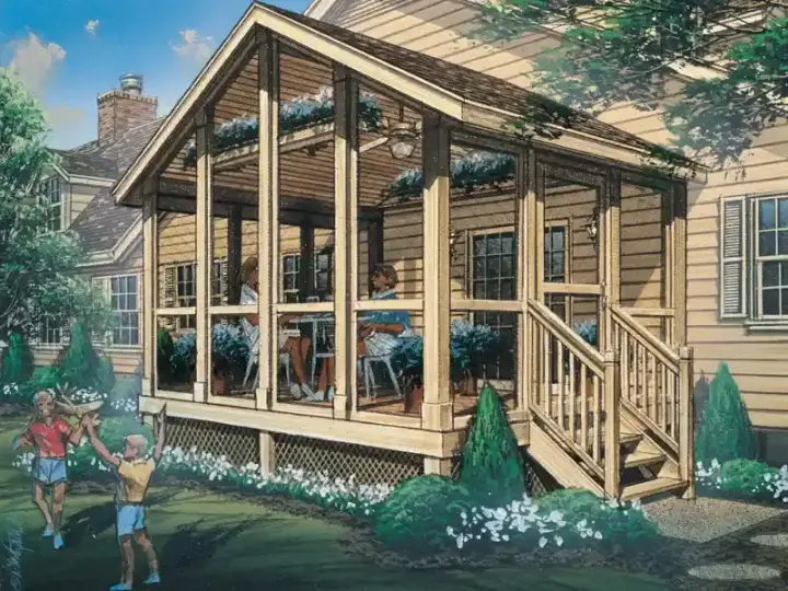 Contemporary house plans 77-735 - front exterior, 202 sq ft, 0 bed, 0 bath house plans | Monster House Plans