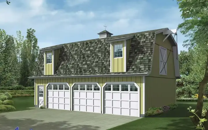 Country house plans 77-749 - front exterior, 1,344 sq ft, 0 bed, 0 bath house plans | Monster House Plans