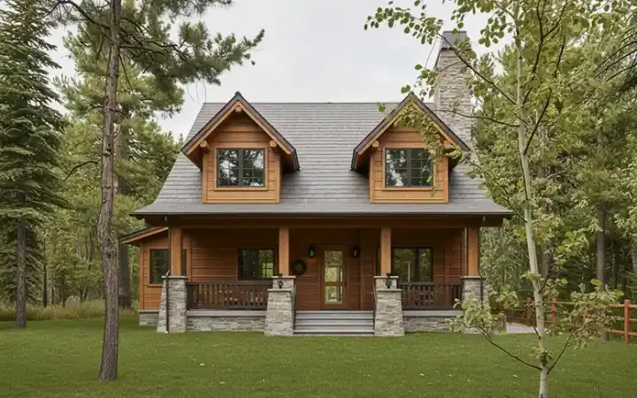 Country house plans 79-112 - front exterior, 1,362 sq ft, 3 bed, 2 bath house plans | Monster House Plans