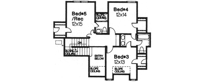 Upper/Second Floor Plan: 8-1000
