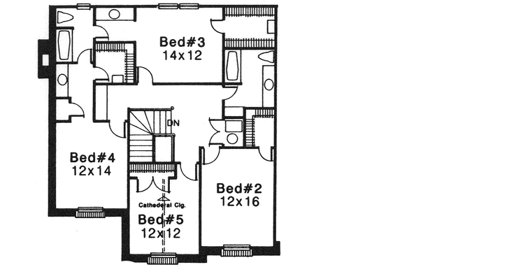 Upper/Second Floor Plan: 8-1001