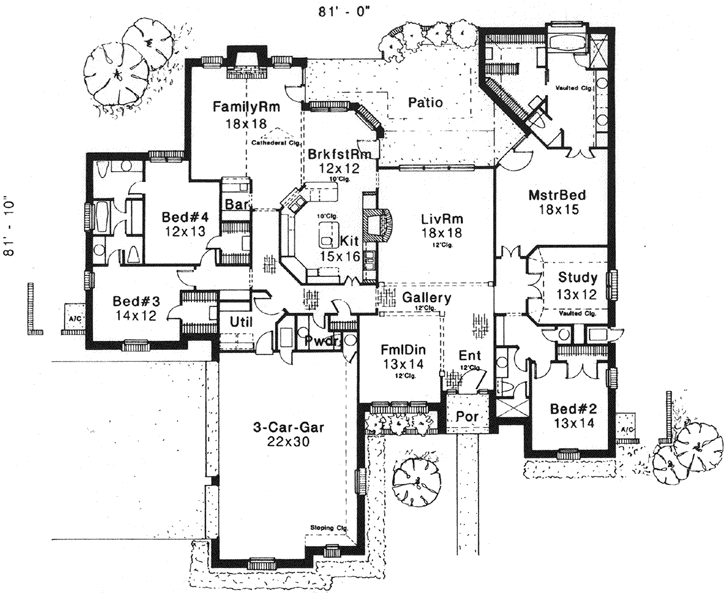 Main Floor Plan: 8-1007