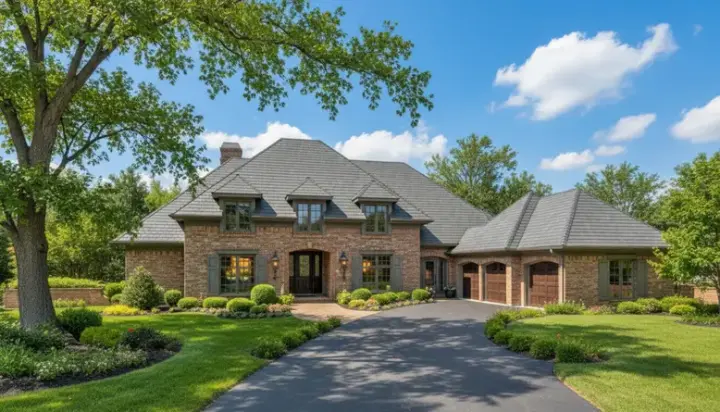 European house plans 8-1010 - front exterior, 3,579 sq ft, 4 bed, 3 bath house plans | Monster House Plans