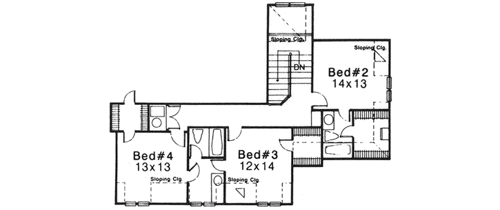Upper/Second Floor Plan: 8-1010